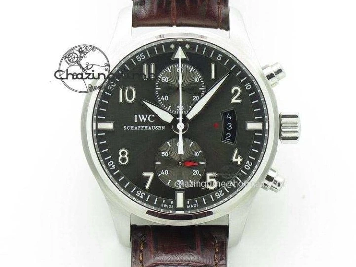 MIROTIME 0521 Pilot Chrono IW388003 Real Ceramic V6F 1:1 Best Edition On Black Nylon Strap A StreetReady 7284